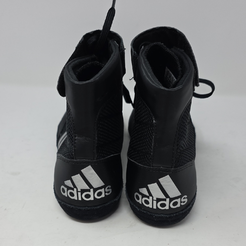 Adidas Combat Speed 5 Shoes Men's Black and Silver Wrestling Shoes Size 9.5 - Picture 4 of 6
